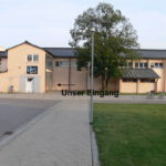 Außenansicht der Tai-Chi-Halle an der Mittelschule Pocking
